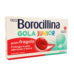 neoBorocillina GOLA JUNIOR  Gusto fragola 15 pastiglie gommose